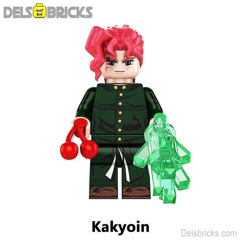 Kakyoin Jojo's Bizarre Adventure Anime Lego Minifigures custom toys (Copy) - DelsBricks MinifiguresMinifiguresDelsBricks MinifiguresDelsbricks