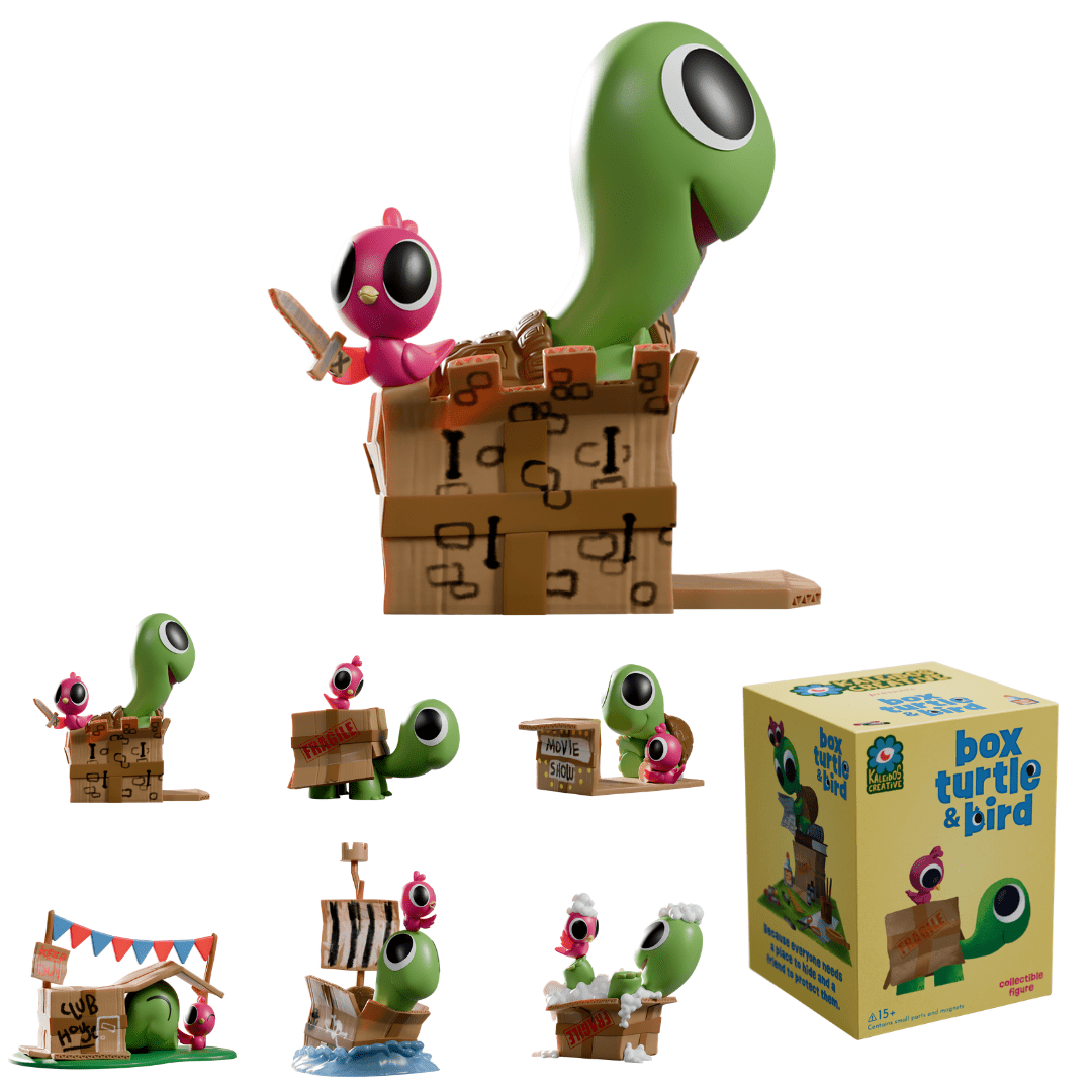 Kaleidos Creative: Box Turtle & Bird Blind Box - DelsBricks Toys & CollectiblesDelsBricks Toys & CollectiblesRalphie's Funhouse