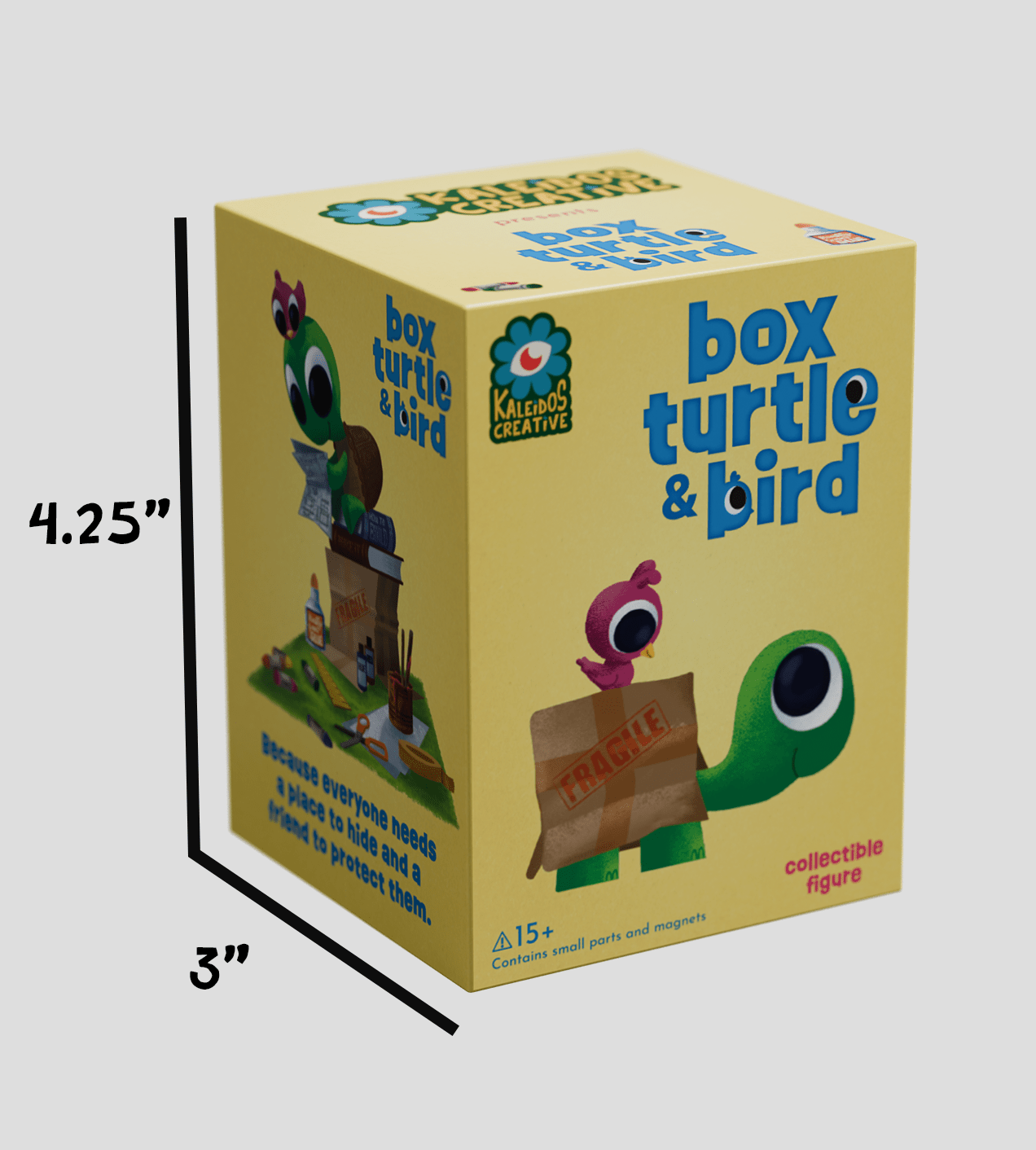 Kaleidos Creative: Box Turtle & Bird Blind Box - DelsBricks Toys & CollectiblesDelsBricks Toys & CollectiblesRalphie's Funhouse