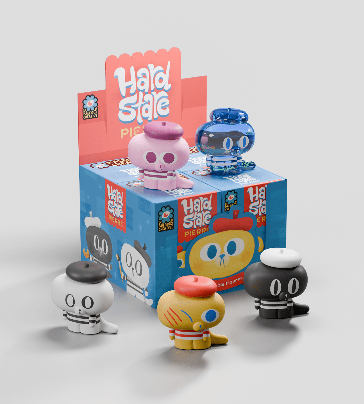 Kaleidos Creative: Hard Stare Pierre Blind Box - DelsBricks Toys & CollectiblesDelsBricks Toys & CollectiblesRalphie's Funhouse