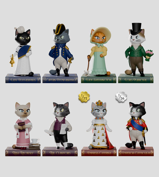 Kaleidos Creative: Regency Cats Blind Box - DelsBricks Toys & CollectiblesDelsBricks Toys & CollectiblesRalphie's Funhouse