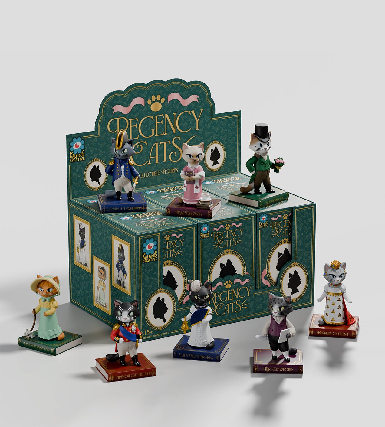 Kaleidos Creative: Regency Cats Blind Box - DelsBricks Toys & CollectiblesDelsBricks Toys & CollectiblesRalphie's Funhouse