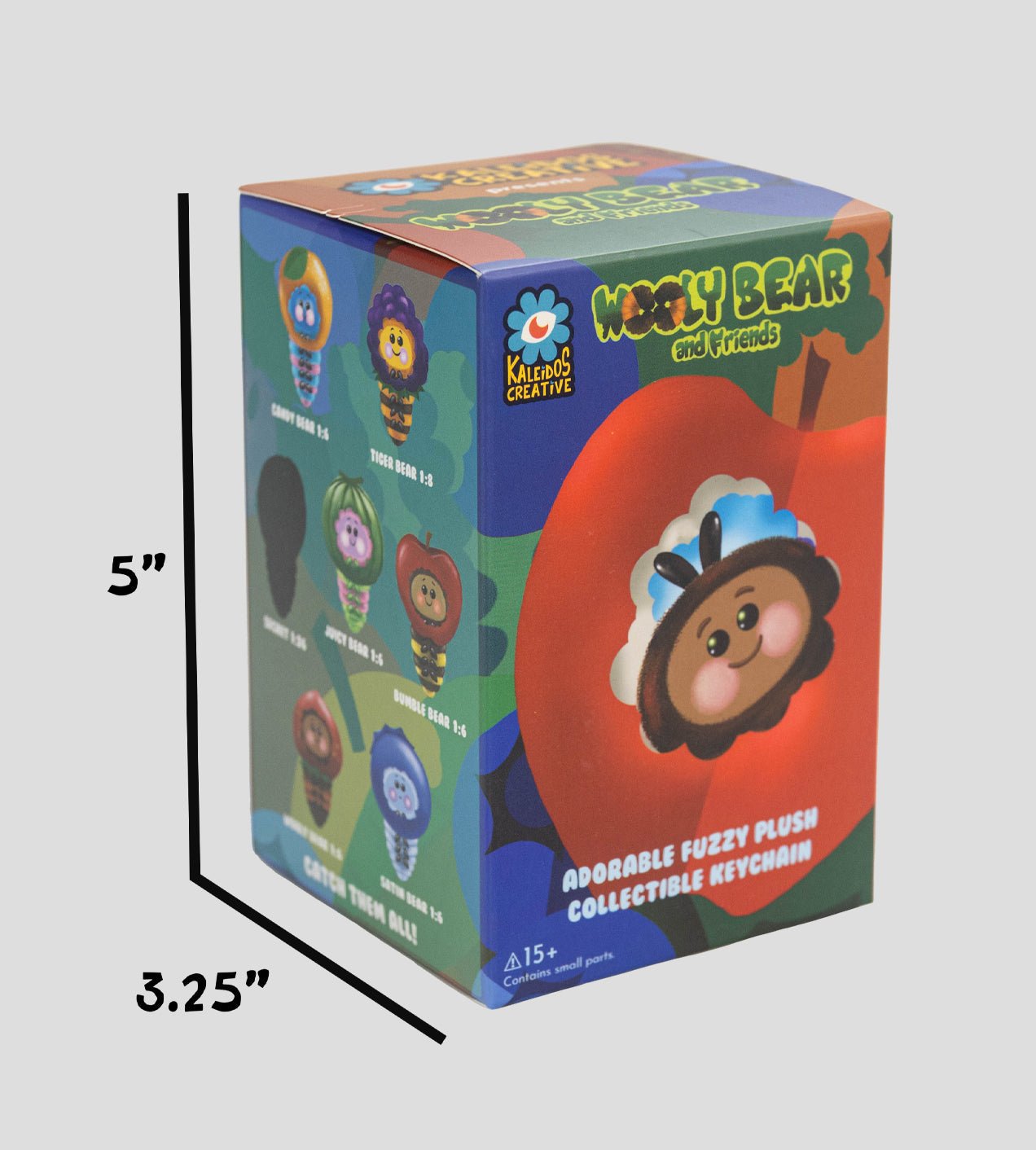 Kaleidos Creative: Wooly Bear and Friends Plush Keychain Blind Box - DelsBricks Toys & CollectiblesDelsBricks Toys & CollectiblesRalphie's Funhouse