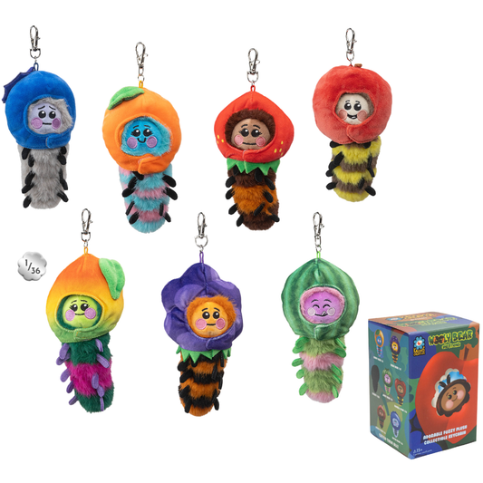Kaleidos Creative: Wooly Bear and Friends Plush Keychain Blind Box - DelsBricks Toys & CollectiblesDelsBricks Toys & CollectiblesRalphie's Funhouse