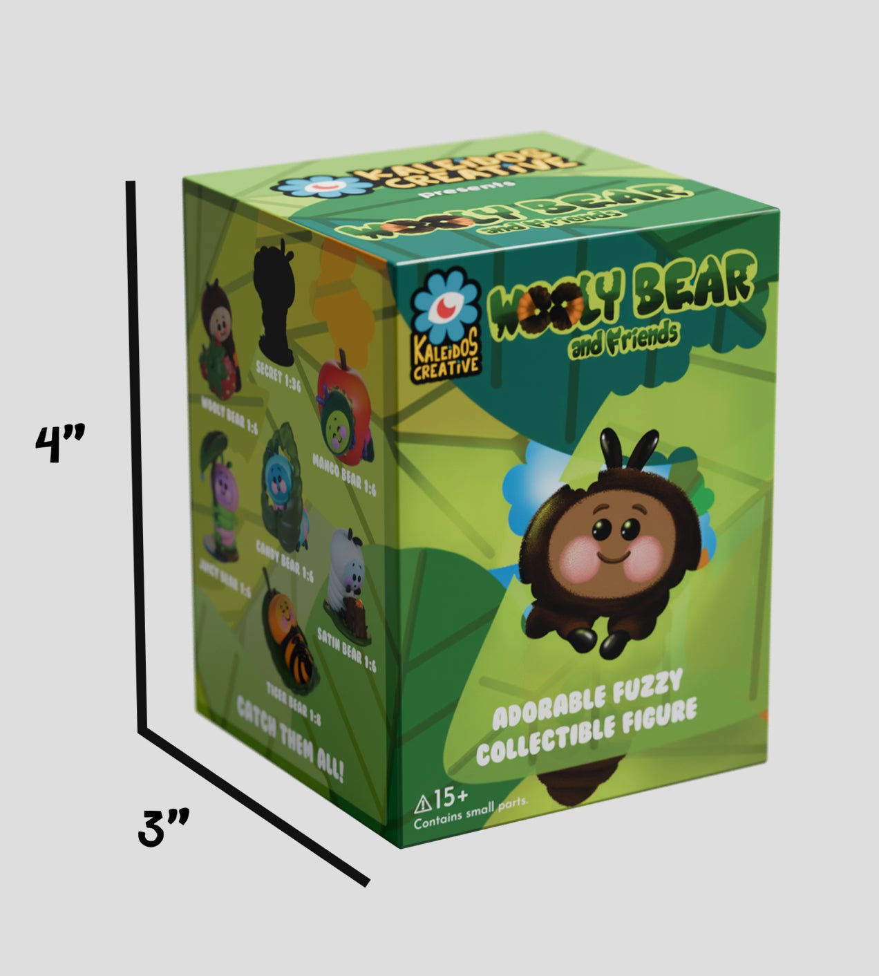 Kaleidos Creative: Wooly Bear and Friends Vinyl Blind Box - DelsBricks Toys & CollectiblesDelsBricks Toys & CollectiblesRalphie's Funhouse