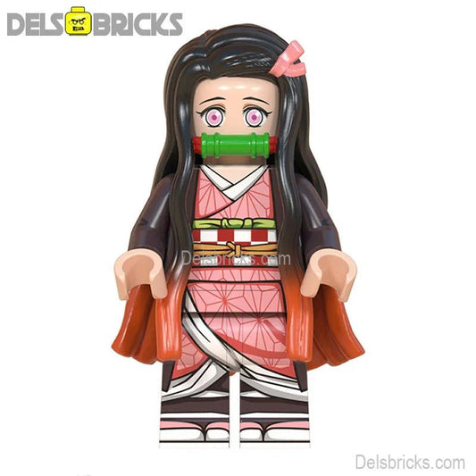 kamado nezuko Demon Slayer Anime Lego Minifigures Custom Toys 1 - DelsBricks MinifiguresMinifiguresDelsBricks MinifiguresDelsbricks
