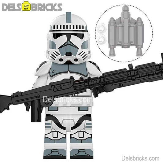 Kamino Guard Clone trooper Lego Star Wars Minifigures Custom Toys - DelsBricks MinifiguresLego Star Wars MinifiguresDelsBricks MinifiguresDelsbricks.com