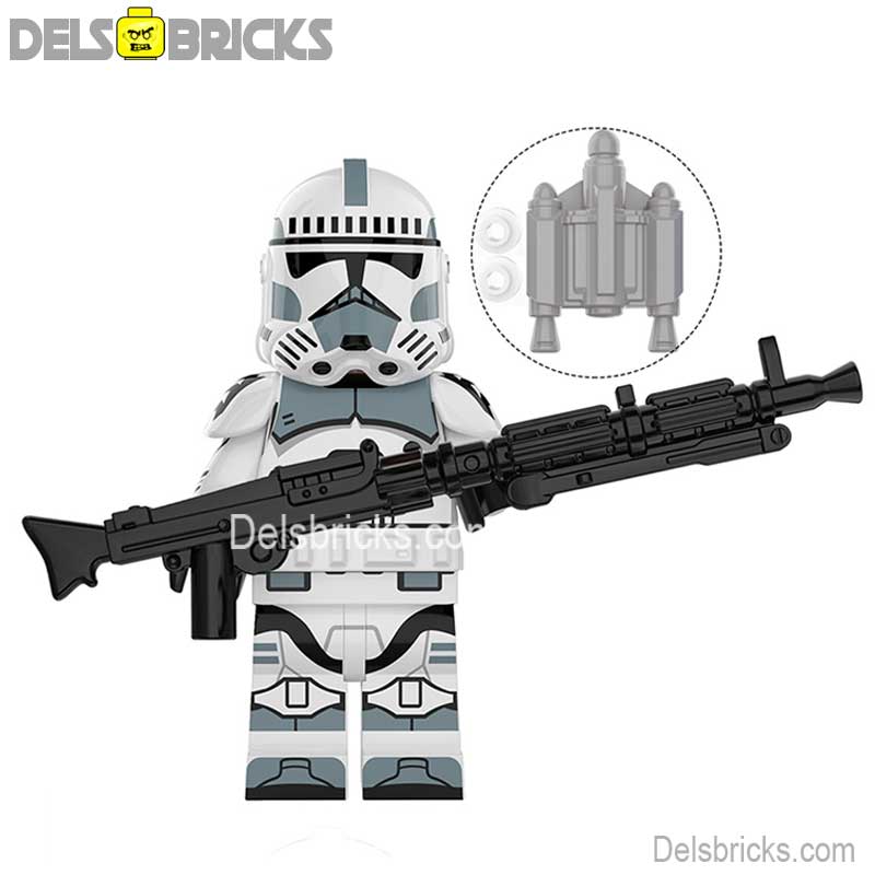 Kamino Guard Clone trooper Lego Star Wars Minifigures Custom Toys