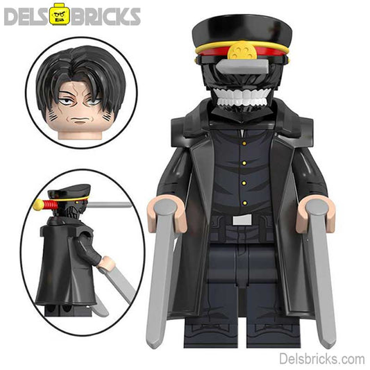 Katana Man from Chainsaw Man Lego Minifigures Anime toys 2 - DelsBricks MinifiguresMinifiguresDelsBricks MinifiguresDelsbricks