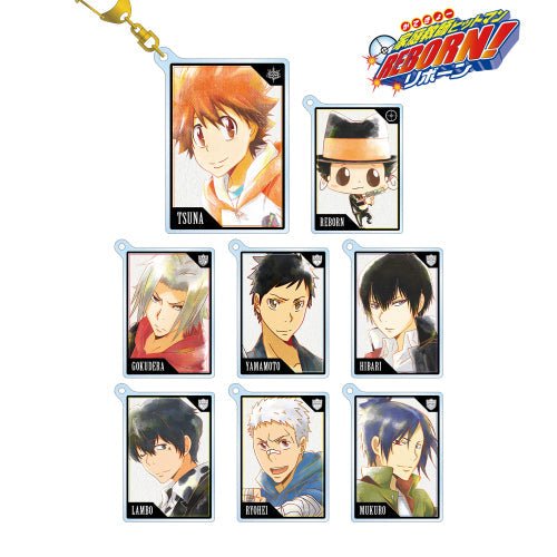 Katekyo Hitman Reborn! Trading Ani - Art aqua label Two Sides Acryl Key Chain Ver. A Blind Box (1 Blind Box) - DelsBricks Toys & CollectiblesFiguresDelsBricks Toys & CollectiblesSuper Anime Store