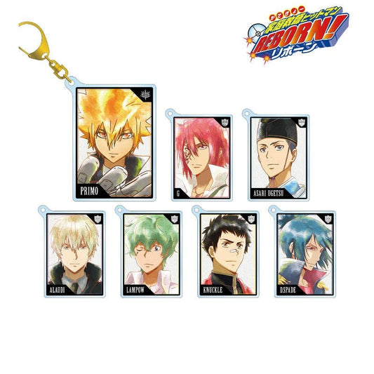 Katekyo Hitman Reborn! Trading Ani - Art aqua label Two Sides Acryl Key Chain Ver. B Blind Box (1 Blind Box) - DelsBricks Toys & CollectiblesFiguresDelsBricks Toys & CollectiblesSuper Anime Store