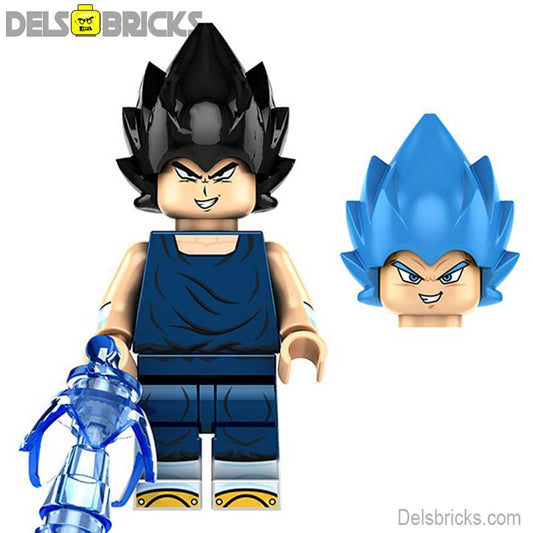 Vegeta Super Saiyan Blue hair Dragon Ball Z Minifigures