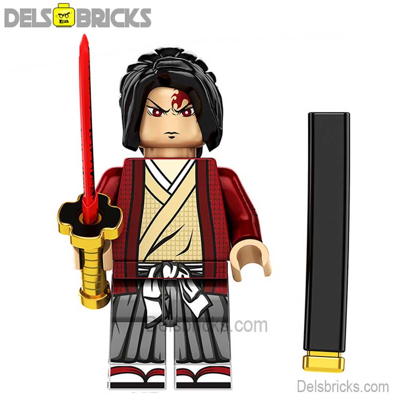 Tsugikuni Yoriichi Demon Slayer Anime Lego Minifigures Custom Toys
