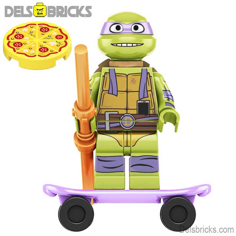 Lego best sale turtle minifigures