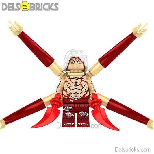 Kibutsuji Muzan Ghost King Demon Slayer Anime Lego Minifigures Custom Toys - DelsBricks MinifiguresMinifiguresDelsBricks MinifiguresDelsbricks