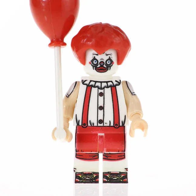 Killer Clown 31 Lego Minifigures Custom Horror Toys - DelsBricks MinifiguresLego Horror MinifiguresDelsBricks MinifiguresDelsbricks.com