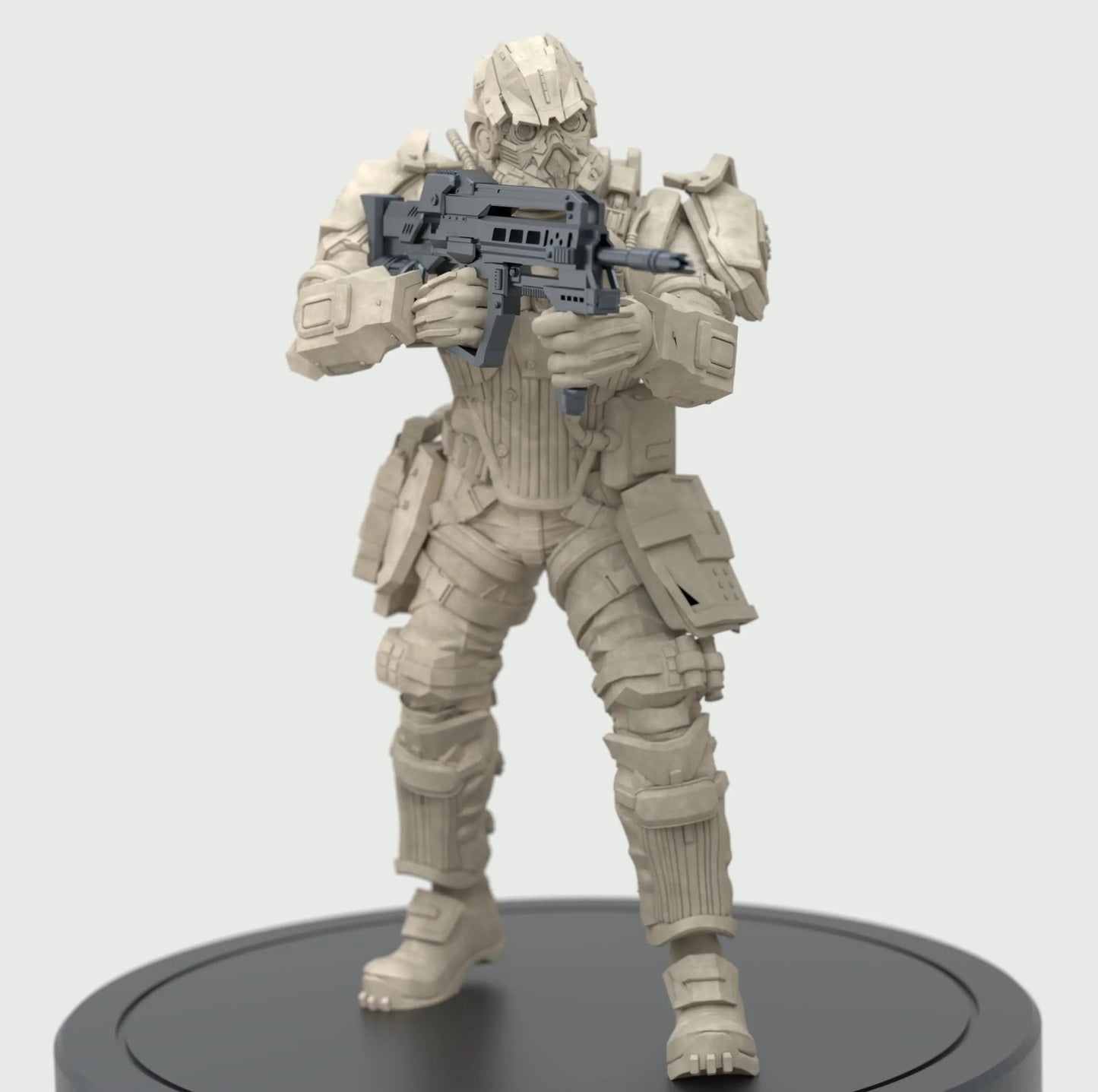 Killzone Assault Trooper by 3DArtGuy 32mm scale, 50mm or 100mm, Miniature War Gaming Figure, gaming, Space, Proxy, Fantasy, Sci - Fi, Trooper - DelsBricks Toys & CollectiblesResin Printed MiniatureDelsBricks Toys & CollectiblesMega Diamonds & Schwartzreiter Mini Forge
