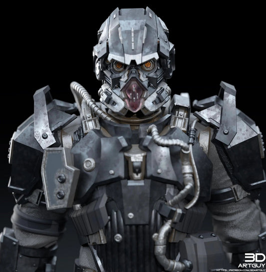 Killzone Assault Trooper by 3DArtGuy 32mm scale, 50mm or 100mm, Miniature War Gaming Figure, gaming, Space, Proxy, Fantasy, Sci - Fi, Trooper - DelsBricks Toys & CollectiblesResin Printed MiniatureDelsBricks Toys & CollectiblesMega Diamonds & Schwartzreiter Mini Forge