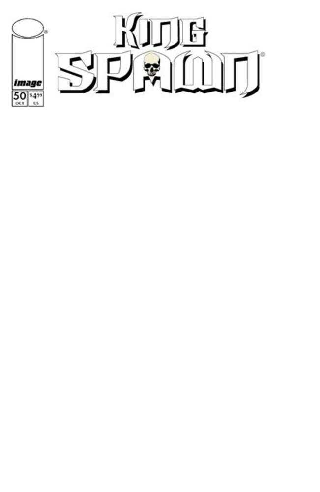 King Spawn 50 Cover D Blank Sketch Variant - DelsBricks Toys & CollectiblesComicsDelsBricks Toys & Collectibles412 Comics