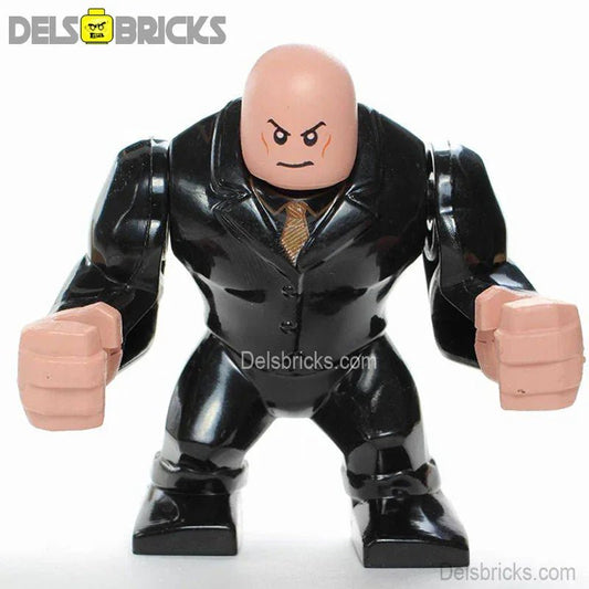 Kingpin Wilson Fisk from Spider - Man Daredevil Lego Marvel Minifigures Custom Toys - DelsBricks MinifiguresSpiderman Lego MinifiguresDelsBricks MinifiguresDelsbricks.com