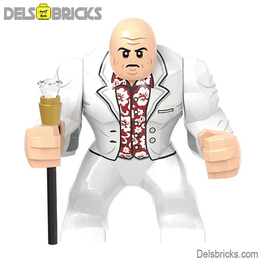 Kingpin Wilson Fisk Lego Spider - Man Marvel Minifigures - DelsBricks MinifiguresSpiderman Lego MinifiguresDelsBricks MinifiguresDelsbricks.com