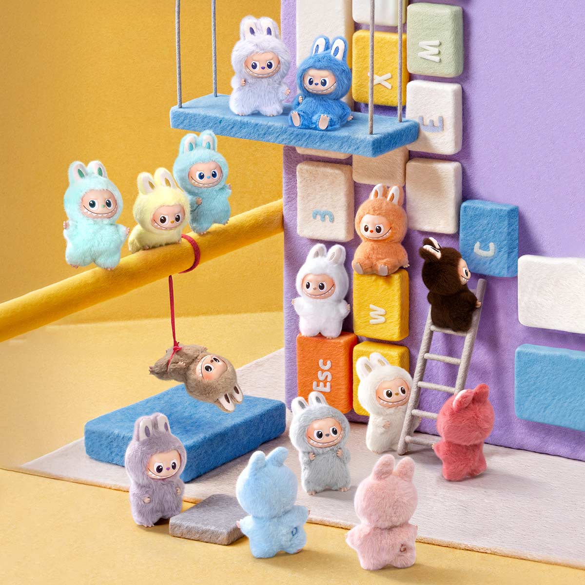 LABUBU THE MONSTERS Pin for Love Series Vinyl Plush Pendant Blind Box - DelsBricks Toys & CollectiblesFigureDelsBricks Toys & CollectiblesSuper Anime Store