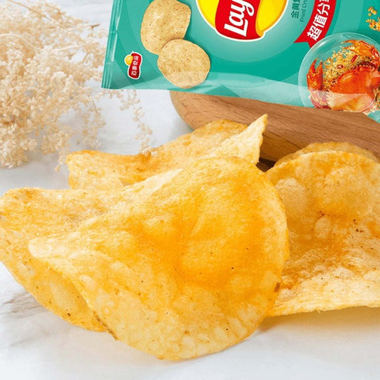 Lays Fried Crab Potato Chips 2.46oz - Authentic Asian Seafood Flavor Snack - DelsBricks Toys & CollectiblesSnacksDelsBricks Toys & CollectiblesSuper Anime Store