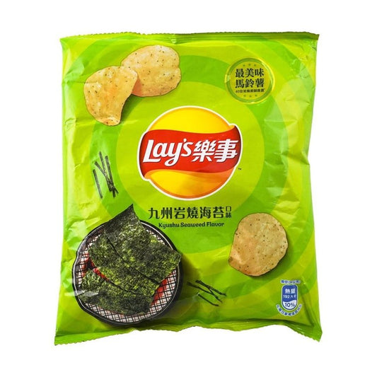 Lay's Potato Chips Kyushu Seaweed Flavor 34g - Japanese Import Snack - DelsBricks Toys & CollectiblesSnacksDelsBricks Toys & CollectiblesSuper Anime Store