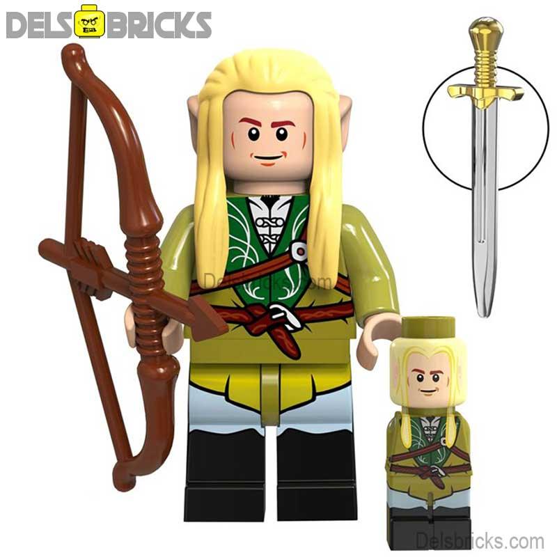 Legolas from Lord of The Rings Lego Minifigures Custom Toys - DelsBricks MinifiguresMinifiguresDelsBricks MinifiguresDelsbricks