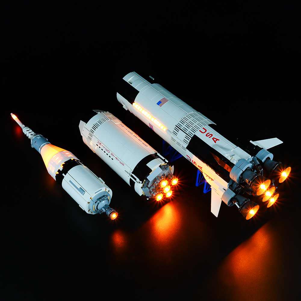 Light Kit for Apollo Saturn V 92176 21309 - DelsBricks Toys & CollectiblesLed Light Kit for LegoDelsBricks Toys & CollectiblesZENE