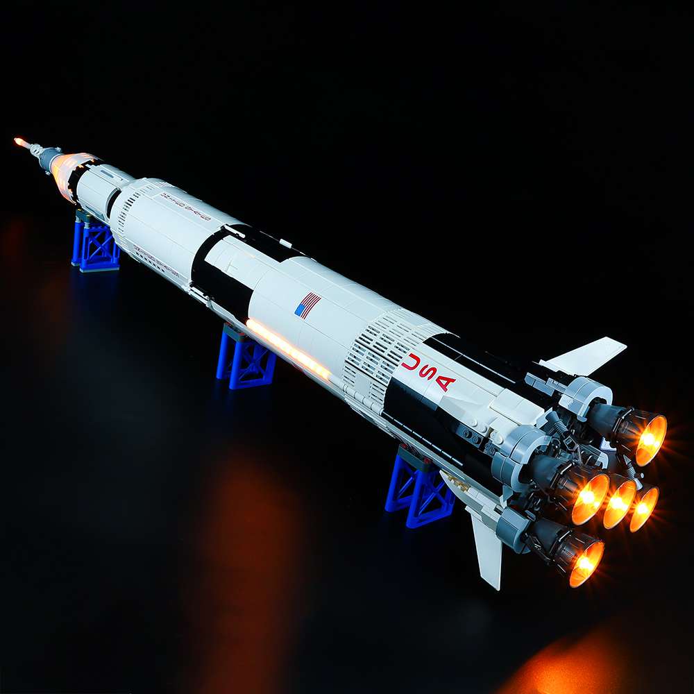 Light Kit for Apollo Saturn V 92176 21309 - DelsBricks Toys & CollectiblesLed Light Kit for LegoDelsBricks Toys & CollectiblesZENE