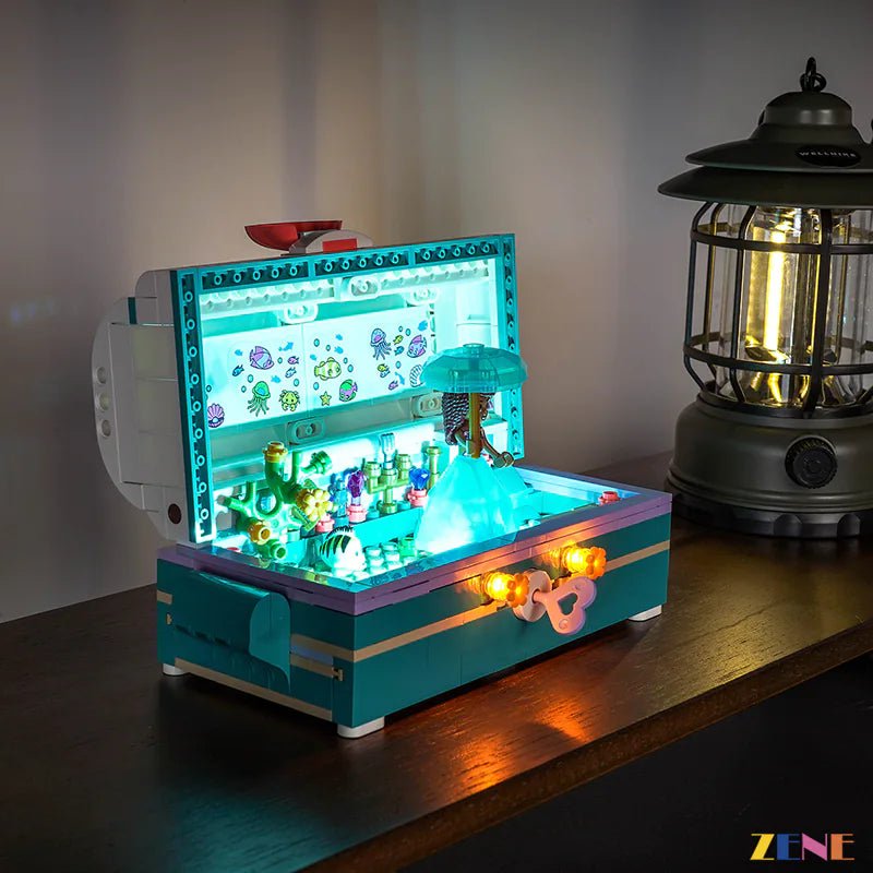 Light Kit for Ariel's Treasure Chest 43229 - DelsBricks Toys & CollectiblesLed Light Kit for LegoDelsBricks Toys & CollectiblesZENE