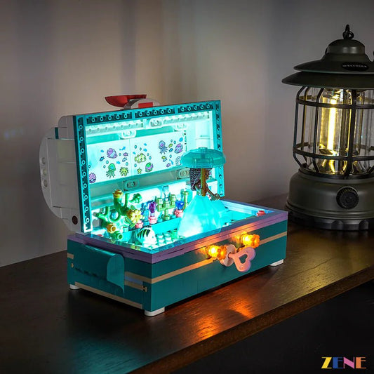 Light Kit for Ariel's Treasure Chest 43229 - DelsBricks Toys & CollectiblesLed Light Kit for LegoDelsBricks Toys & CollectiblesZENE