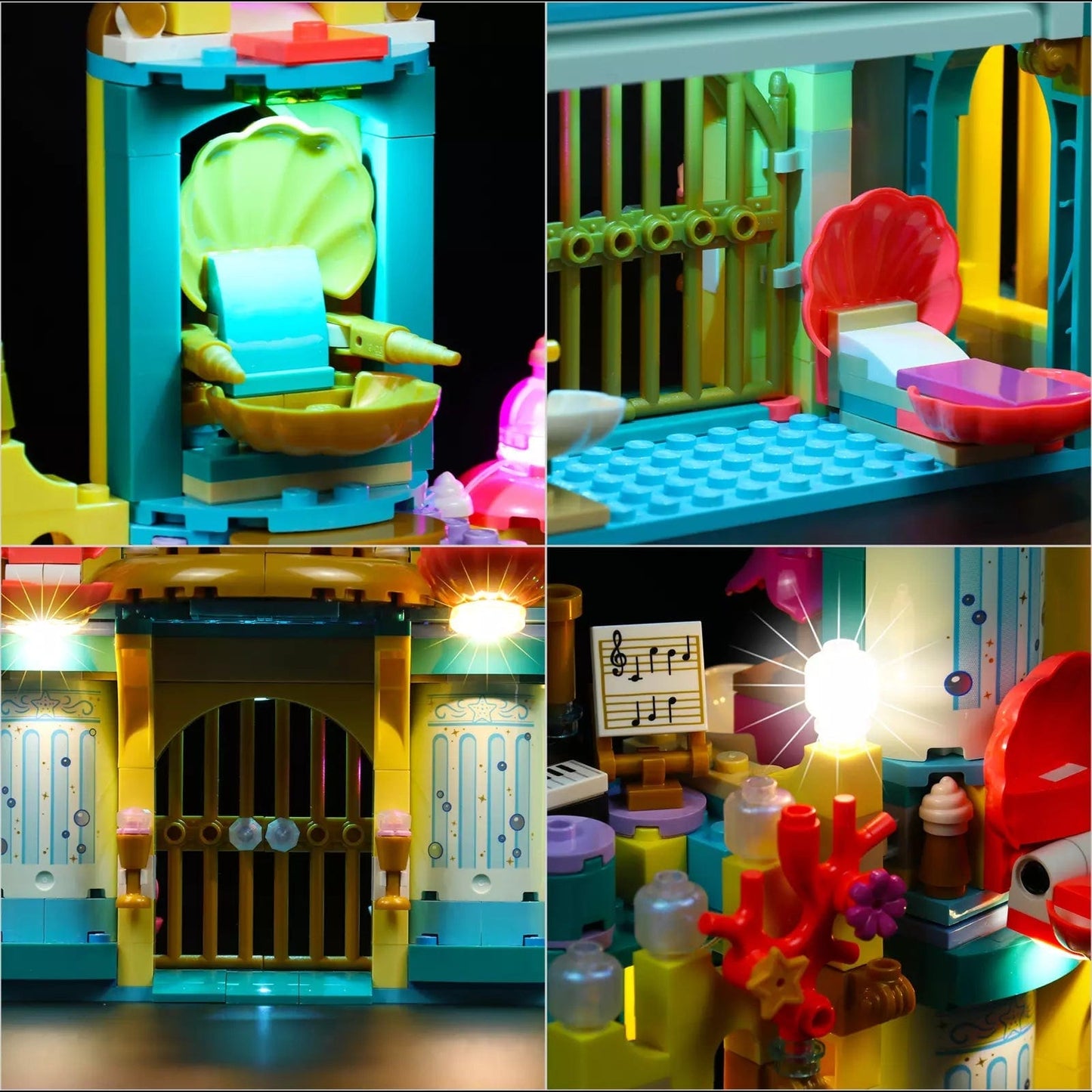 Light Kit for Ariel’s Underwater Palace 43207 - DelsBricks Toys & CollectiblesLed Light Kit for LegoDelsBricks Toys & CollectiblesZENE