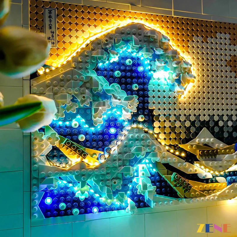 Light Kit for Art Hokusai The Great Wave 31208 - DelsBricks Toys & CollectiblesLed Light Kit for LEGO ZENE20DelsBricks Toys & CollectiblesZENE