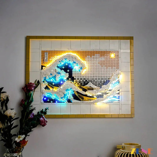 Light Kit for Art Hokusai The Great Wave 31208 - DelsBricks Toys & CollectiblesLed Light Kit for LEGO ZENE20DelsBricks Toys & CollectiblesZENE