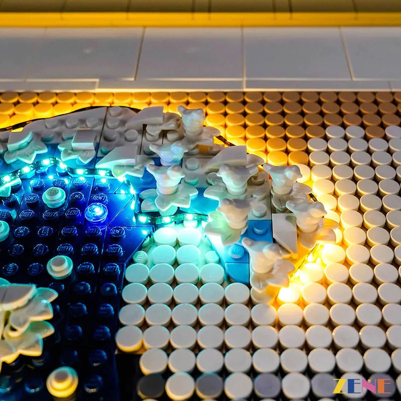 Light Kit for Art Hokusai The Great Wave 31208 - DelsBricks Toys & CollectiblesLed Light Kit for LEGO ZENE20DelsBricks Toys & CollectiblesZENE