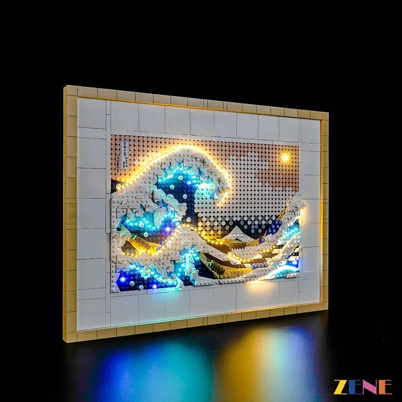 Light Kit for Art Hokusai The Great Wave 31208 - DelsBricks Toys & CollectiblesLed Light Kit for LEGO ZENE20DelsBricks Toys & CollectiblesZENE