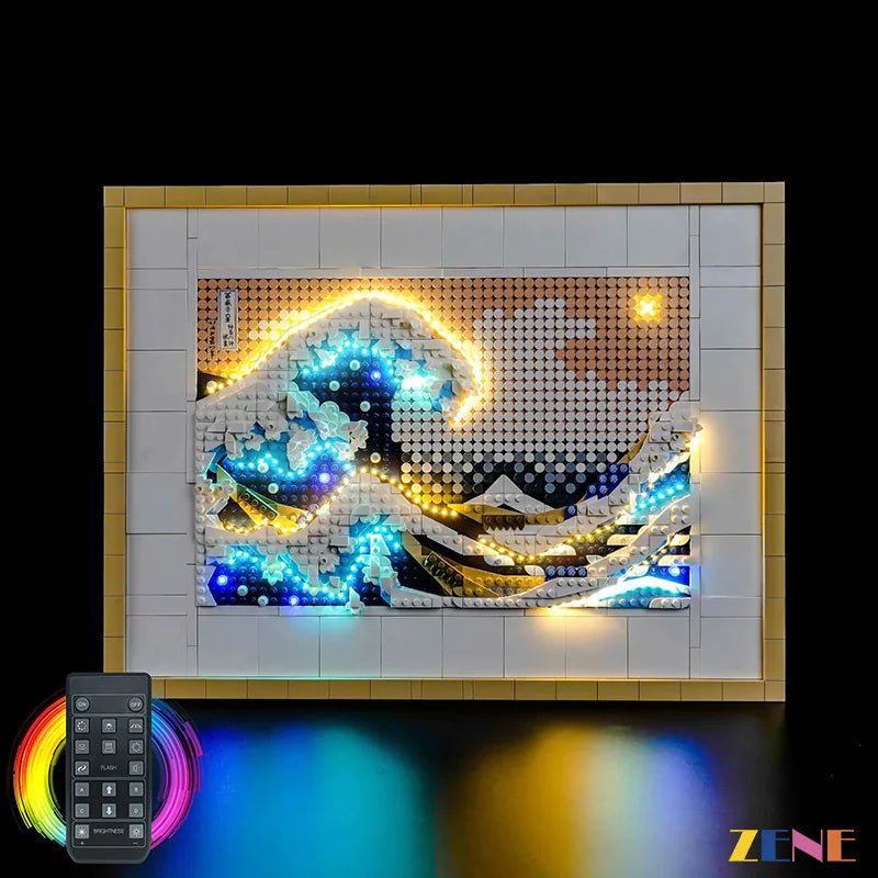 Light Kit for Art Hokusai The Great Wave 31208 - DelsBricks Toys & CollectiblesLed Light Kit for LEGO ZENE20DelsBricks Toys & CollectiblesZENE