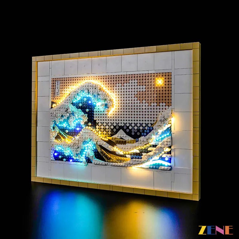 Light Kit for Art Hokusai The Great Wave 31208 - DelsBricks Toys & CollectiblesLed Light Kit for LEGO ZENE20DelsBricks Toys & CollectiblesZENE