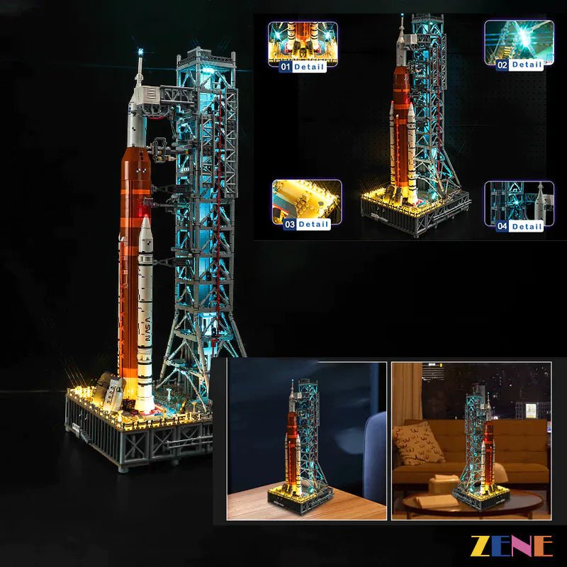 Light Kit for Artemis Space Launch System NASA 10341 (Ver.2) - DelsBricks Toys & CollectiblesLed Light Kit for LegoDelsBricks Toys & CollectiblesZENE