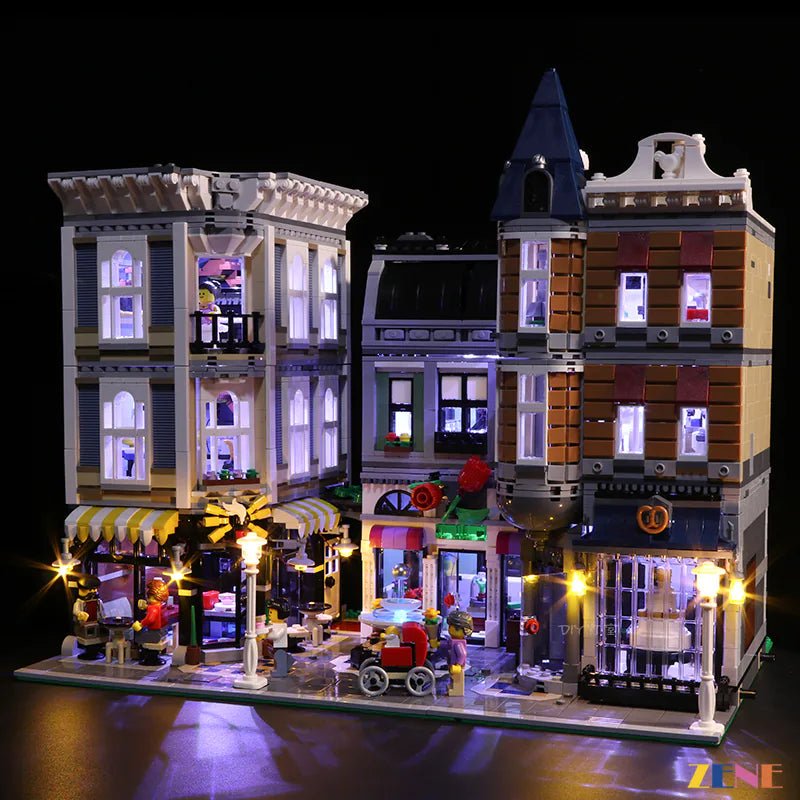 Light Kit for Assembly Square 10255 (Upgrade Ver.) - DelsBricks Toys & CollectiblesLed Light Kit for LegoDelsBricks Toys & CollectiblesZENE