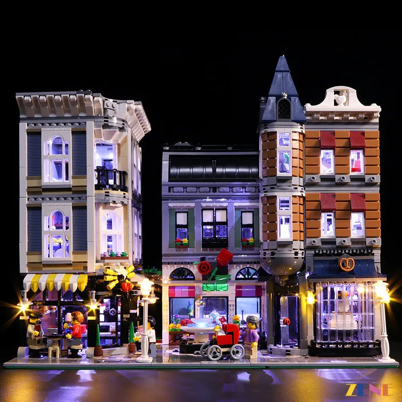 Light Kit for Assembly Square 10255 (Upgrade Ver.) - DelsBricks Toys & CollectiblesLed Light Kit for LegoDelsBricks Toys & CollectiblesZENE