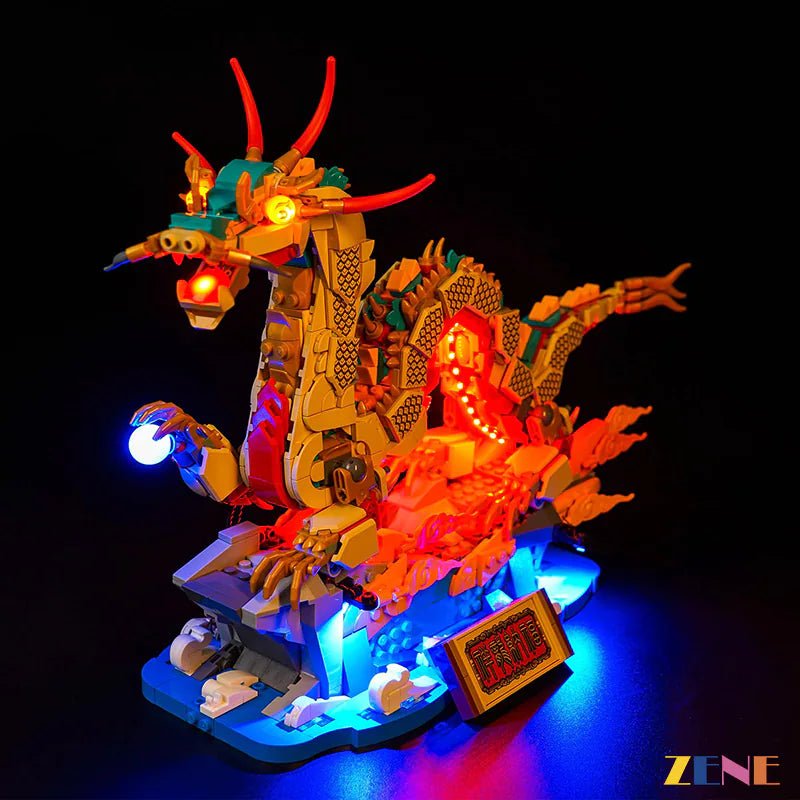 Light Kit for Auspicious Dragon 80112 - DelsBricks Toys & CollectiblesLed Light Kit for LegoDelsBricks Toys & CollectiblesZENE