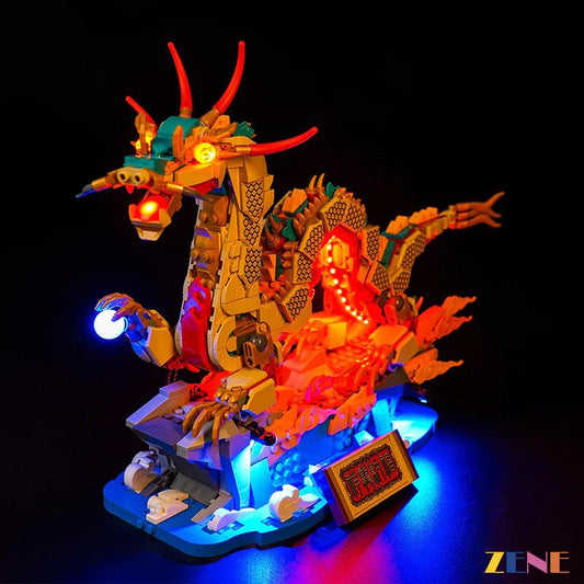 Light Kit for Auspicious Dragon 80112 - DelsBricks Toys & CollectiblesLed Light Kit for LegoDelsBricks Toys & CollectiblesZENE