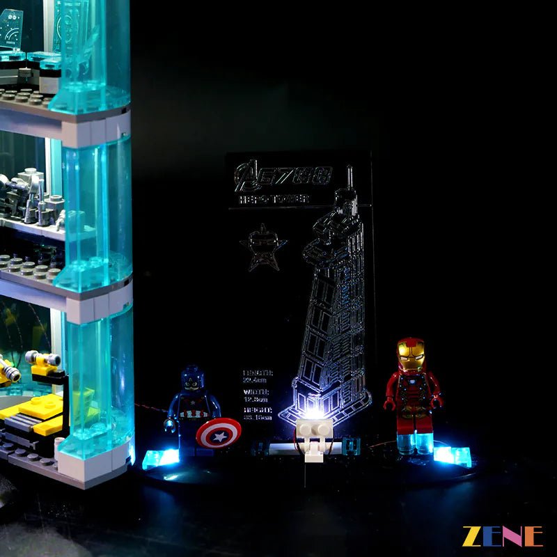 Light Kit for Avenger Tower Battle 76166 - DelsBricks Toys & CollectiblesLed Light Kit for LegoDelsBricks Toys & CollectiblesZENE
