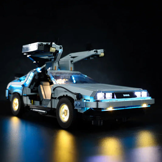 Light Kit for Back to the Future Time Machine 10300 (upgrade ver. 2022 Release) - DelsBricks Toys & CollectiblesLed Light Kit for LegoDelsBricks Toys & CollectiblesZENE