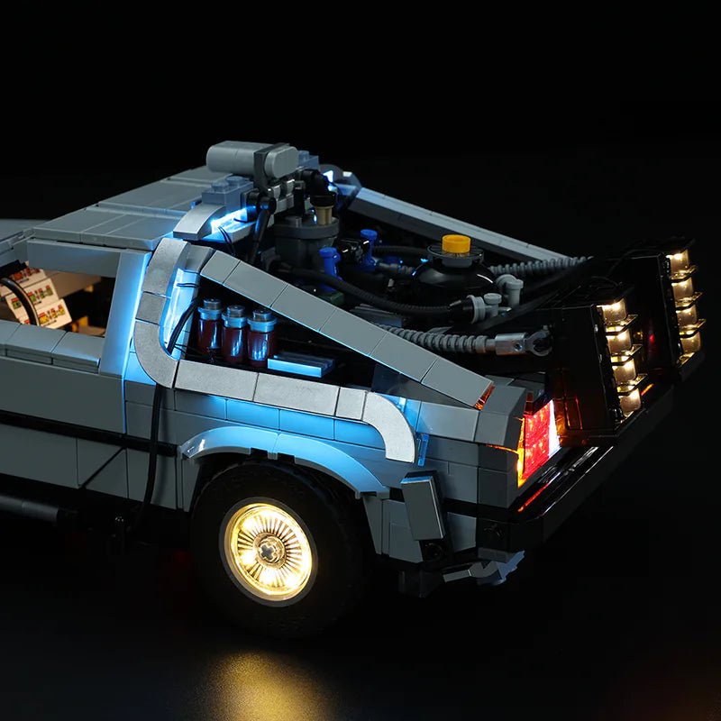 Light Kit for Back to the Future Time Machine 10300 (upgrade ver. 2022 Release) - DelsBricks Toys & CollectiblesLed Light Kit for LegoDelsBricks Toys & CollectiblesZENE