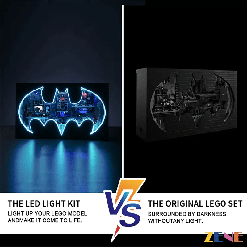 Light Kit for Batcave Shadow Box 76252 - DelsBricks Toys & CollectiblesLed Light Kit for LegoDelsBricks Toys & CollectiblesZENE