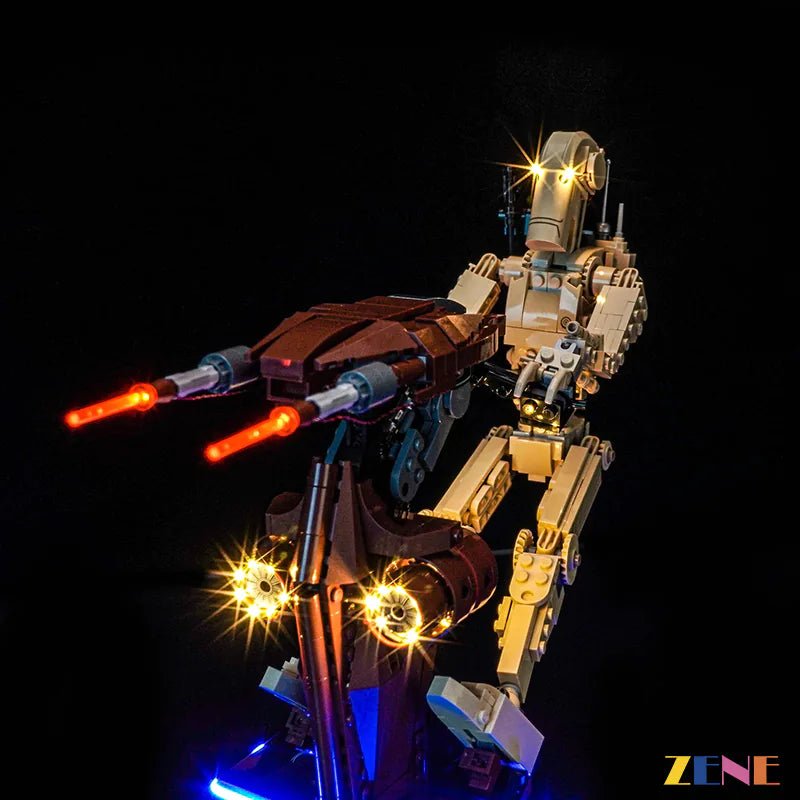 Light Kit for Battle Droid with STAP 75428 - DelsBricks Toys & CollectiblesLed Light Kit for LEGO ZENE20DelsBricks Toys & CollectiblesZENE